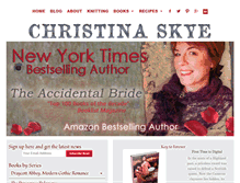 Tablet Screenshot of christinaskye.com